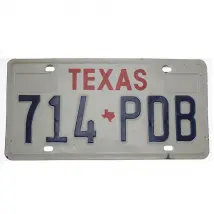 US Kennzeichen Texas - original Nummernschild aus den USA