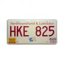 Kanadisches Nummernschild Newfoundland & Labrador