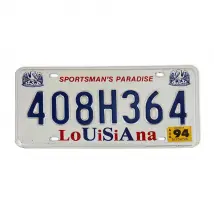 originales US Kennzeichen Louisiana Sportman's Paradise