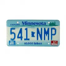US-Kennzeichen aus Minnesota