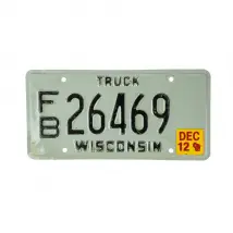 Kennzeichen aus den USA - Wisconsin - Americas Dairyland - original