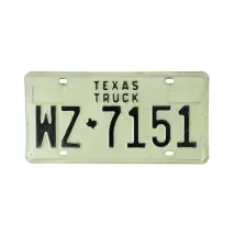 US-Kennzeichen Texas - originales Kennzeichen