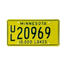 US Nummernschild Minnesota - original Nummernschild aus den USA