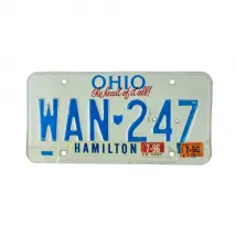 US Nummernschild Ohio