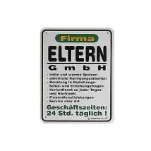Funschild -Firma Eltern GmbH-