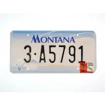 US-Nummernschild Montana - original