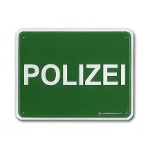 Funschild Polizei