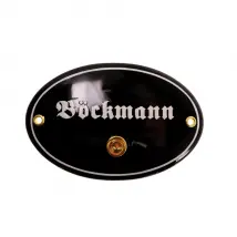 Klingelschild aus Emaille in vielen Farben 15 x 10 cm