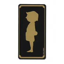 Toilettenschild für das Jungen - WC