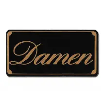 Toilettenschild: Damen - WC