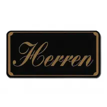 Toilettenschild: Herren - WC