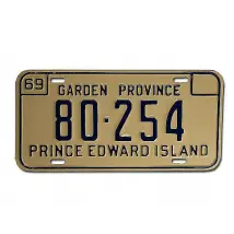 Kanadisches Autokennzeichen Prince Edward Island