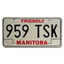 Nummernschild aus Kanada - Manitoba
