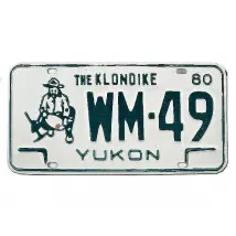 Kanadisches Kennzeichen Yukon