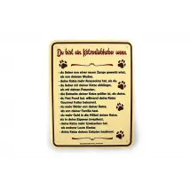 Funschild - Katzenliebhaber