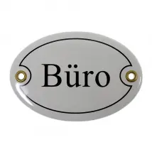 Emailletürschild Größe: 10,5 x 7 cm | Büro
