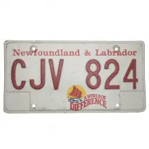 Kanadisches Nummernschild Newfoundland & Labrador