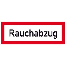 Hinweisschild für die Feuerwehr »Rauchabzug (RWA)«