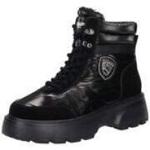Blauer USA BLANCA03 Schnür Boots Damen schwarz|schwarz