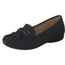 smiling for feet Mokassin Damen schwarz|schwarz|schwarz