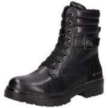 Tom Tailor Schnür Boots Damen schwarz|schwarz