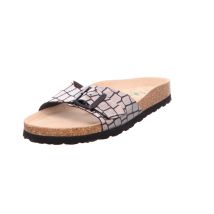 Klassische Sandalen schwarz Tieffußbett-bis30mm 41