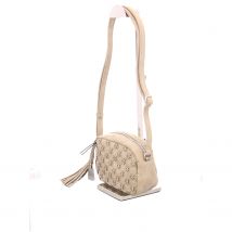 Handtaschen beige vorne /kariert/gemustert 38