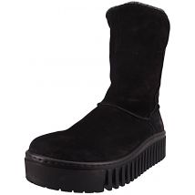 Damen Winterstiefel Stiefel Brighton gefüttert 1511 Schwarz ... 38