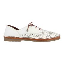 Manitu Bei diesem formschönen Schuh der Marke M weiß 42