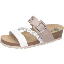 Komfort Sandalen weiss Pantolette 41