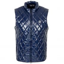 G/FORE Quilted Coated Nylon Wool Lined Puffer Vest