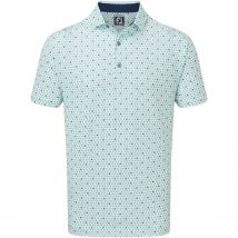 FootJoy Pine Cliffs Flying Wasp Print Lisle Golf Polo Shirt
