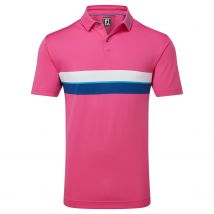 FootJoy Double Chest Band Pique Golf Polo Shirt