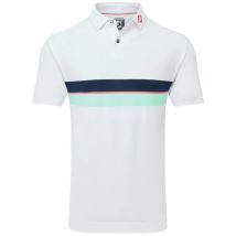 FootJoy Double Chest Band Pique Golf Polo Shirt