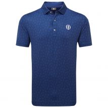 FootJoy x The Open Postage Stamp Print Lisle Golf Polo Shirt