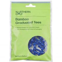Northern Golf Bamboo Graduated Golf Tees Blue
