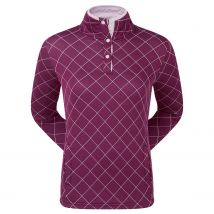 FootJoy Ladies Quilted Zip Neck Sweater