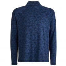 G/FORE Icon Camo Luxe Staple Zip Neck Sweater