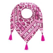 Zwillingsherz Dreieckstuch "Life Wild" beere