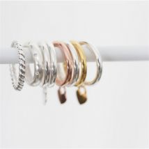 Ring silber 925er mit Herzchen silber Gr. 50-60 "50"