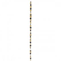 Räder Girlande "schwarz/gold " mit Sternen zum Hängen 150 cm