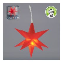 3D LED-Stern - rot, 12cm