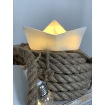 Papierbootlampe klein