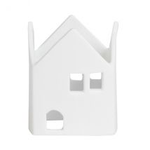 Räder Serviettenring "Haus" aus Porzellan in weiß ""