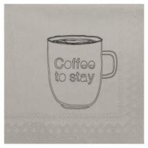 Räder Cocktailservietten - Coffee to stay ""