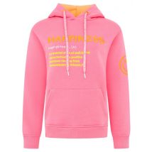 Zwillingsherz Hoodie BW Happiness Neonpink - fünf Größen L