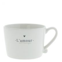 Bastion Collections Tasse mit Henkel "L´amour est savage " 250 ml ""