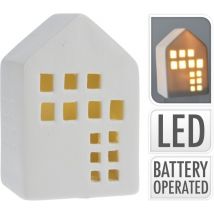 LED Porzellanhaus 9cm