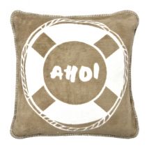 Pad Kissenhülle Ahoi in taupe 60x60cm