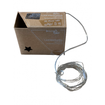 Micro LED Lichterkette silber L:220 cm